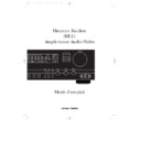 Harman Kardon AVR 11 (serv.man7) User Manual / Operation Manual