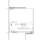 Harman Kardon AVR 2550 (serv.man10) User Manual / Operation Manual