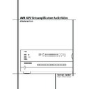 avr 435 (serv.man7) user manual / operation manual