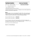 Harman Kardon AVR 500 (serv.man15) Service Manual / Technical Bulletin