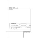 cdr 20 user manual / operation manual