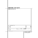 dvd 1500 (serv.man10) user manual / operation manual