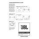 JBL E 60 (serv.man8) User Manual / Operation Manual