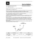 JBL HLS 820 (serv.man2) Service Manual / Technical Bulletin