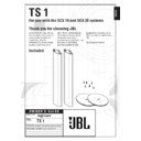 JBL TS 1 User Manual / Operation Manual