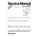se-ca1060k (serv.man2) service manual / supplement
