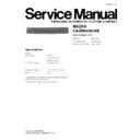 ca-dm4590ak service manual