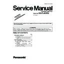Panasonic KX-FL403RU (serv.man7) Service Manual / Supplement