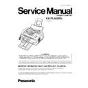 Panasonic KX-FL403RU Service Manual