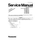 Panasonic KV-S8147, KV-S8127, KV-S8150, KV-S8130, KV-S8120 (serv.man4) Service Manual / Supplement