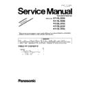 Panasonic KV-SL3066, KV-SL3056, KV-SL3055, KV-SL3036, KV-SL3035 (serv.man4) Service Manual / Supplement