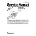Panasonic KX-T7433RU, KX-T7433RUB (serv.man2) Simplified Service Manual