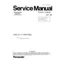 Panasonic CF-Y2 (serv.man2) Simplified Service Manual