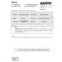 Panasonic PLC-SU51 Service Manual / Other