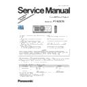 pt-rz870 simplified service manual
