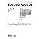 Panasonic KX-PRS110RU, KX-PRS110UA, KX-PRSA10RU, KX-PRWA10RU, KX-TGJ310RU, KX-TGJ312RU, KX-TGJ320RU, KX-TGJ322RU, KX-TGJA30RU, KX-TGK310RU, KX-TGK320RU Service Manual / Supplement