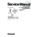 kx-tg6451rut, kx-tga641rut service manual