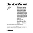 Panasonic KX-TG8061RUB, KX-TG8061RUW, KX-TG8081RUB, KX-TG8551UAB, KX-TG8561UAB, KX-TG8561UAR Service Manual / Supplement