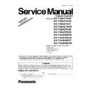 Panasonic KX-TG8421RUB, KX-TG8421RUN, KX-TG8421RUT, KX-TG8421RUW, KX-TG8422RUB, KX-TG8422RUN, KX-TGA840RUB, KX-TGA840RUN, KX-TGA840RUT, KX-TGA840RUW (serv.man3) Service Manual / Supplement