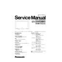 Panasonic CT-34WDM60 Service Manual