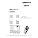 Sharp GU-XR077 (serv.man2) Service Manual / Parts Guide