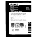 Sharp CD-BA1200 User Manual / Operation Manual