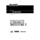 Sharp CD-BA1300 User Manual / Operation Manual