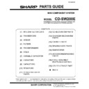 Sharp CD-SW200E (serv.man2) Service Manual / Parts Guide
