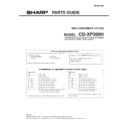 Sharp CD-XP300 (serv.man2) Service Manual / Parts Guide