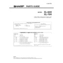 Sharp XL-60 (serv.man4) Service Manual / Parts Guide