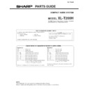 Sharp XL-T200 Service Manual / Parts Guide