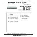 Sharp BD-HP22H (serv.man8) Service Manual / Parts Guide