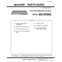 Sharp BD-HP90S (serv.man8) Service Manual / Parts Guide