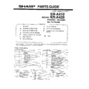Sharp ER-A410, ER-A420 (serv.man8) Service Manual / Parts Guide