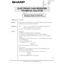 Sharp ER-A460 (serv.man17) Service Manual / Technical Bulletin