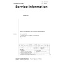 Sharp GENERAL (serv.man47) Service Manual / Technical Bulletin