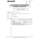 Sharp GENERAL (serv.man58) Service Manual / Technical Bulletin