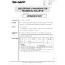 Sharp GENERAL (serv.man60) Service Manual / Technical Bulletin