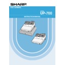 Sharp UP-600, UP-700 (serv.man26) User Manual / Operation Manual