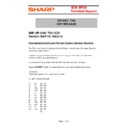 Sharp UP-600, UP-700 (serv.man52) Service Manual / Technical Bulletin