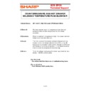 Sharp UP-600, UP-700 (serv.man53) Service Manual / Technical Bulletin