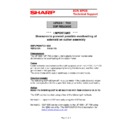 Sharp UP-600, UP-700 (serv.man57) Service Manual / Technical Bulletin