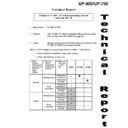 Sharp UP-600, UP-700 (serv.man73) Service Manual / Technical Bulletin