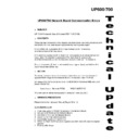 Sharp UP-600, UP-700 (serv.man80) Service Manual / Technical Bulletin