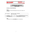 Sharp UP-800 (serv.man73) Service Manual / Technical Bulletin