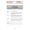 Sharp UP-800 (serv.man84) Service Manual / Technical Bulletin