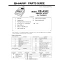 Sharp XE-A202 (serv.man2) Service Manual / Parts Guide