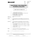 Sharp DOS HOSPITALITY (serv.man44) Service Manual / Technical Bulletin