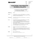 Sharp DOS HOSPITALITY (serv.man45) Service Manual / Technical Bulletin