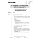 Sharp ER-A750 (serv.man17) Service Manual / Technical Bulletin